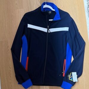 Emporio Armani Men's Navy and Blue Jacket